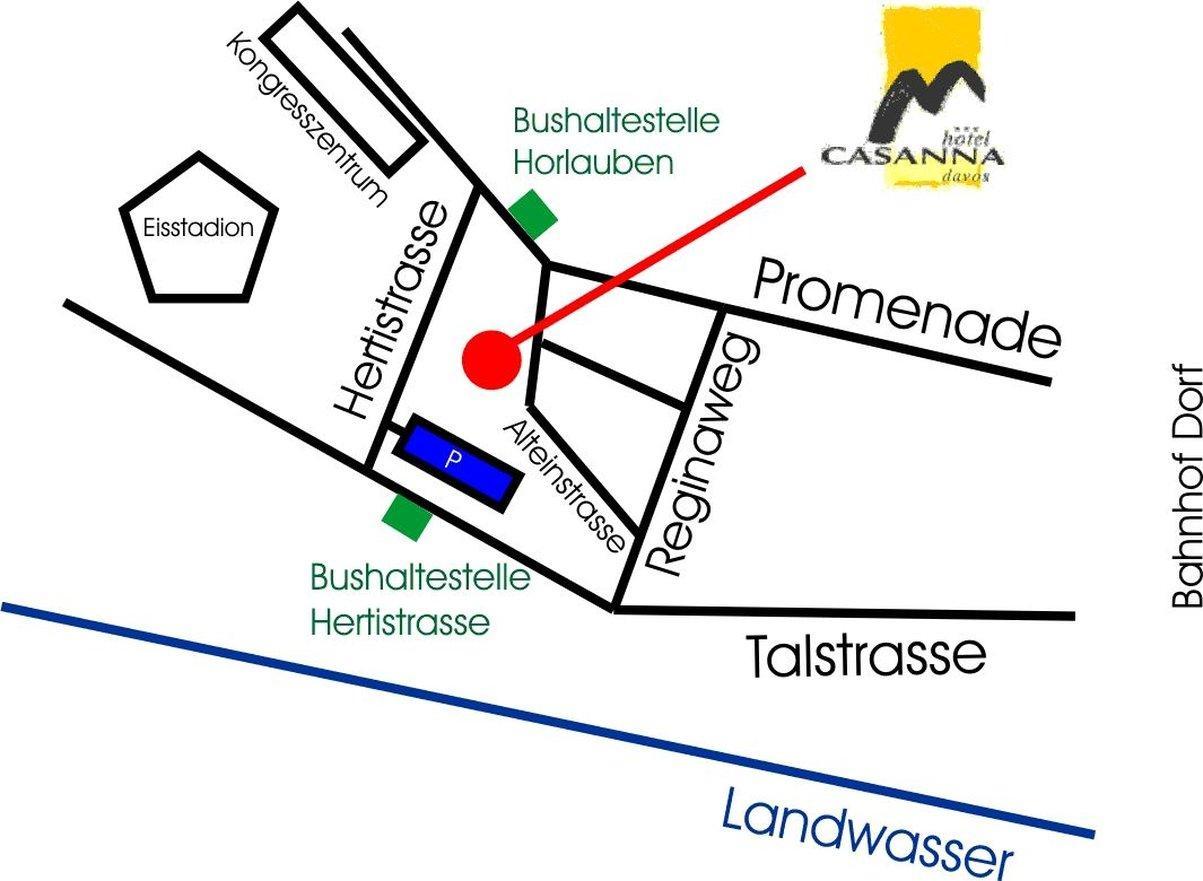 Casanna Hotel Davos City Center Exterior photo
